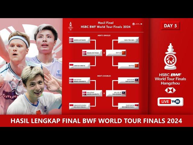 HASIL LENGKAP FINAL BWF WORLD TOUR FINALS 2024. 𝗖𝗛𝗜𝗡𝗔 𝗡𝗚𝗚𝗔𝗞 𝗕𝗢𝗦𝗘𝗡 𝗝𝗨𝗔𝗥𝗔 𝗨𝗠𝗨𝗠 𝗠𝗨𝗟𝗨? #WTF2024