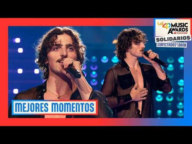 BENSON BOONE doblemente premiado causa furor en Barcelona | LOS40 Music Awads Santander 2024