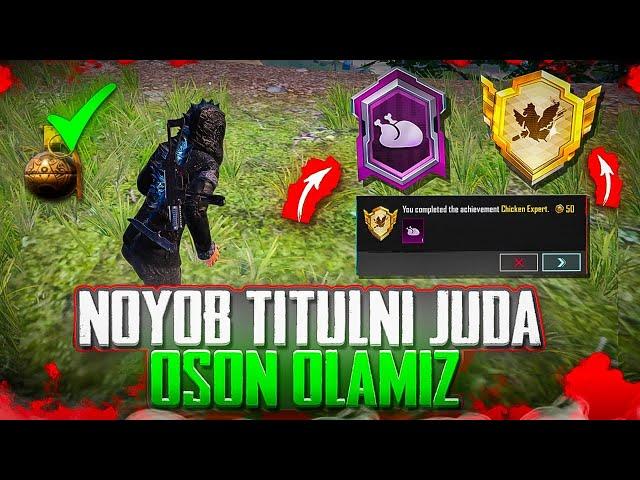 NOYOB TITULNI JUDA OSON OLAMIZ / PUBG MOBILE