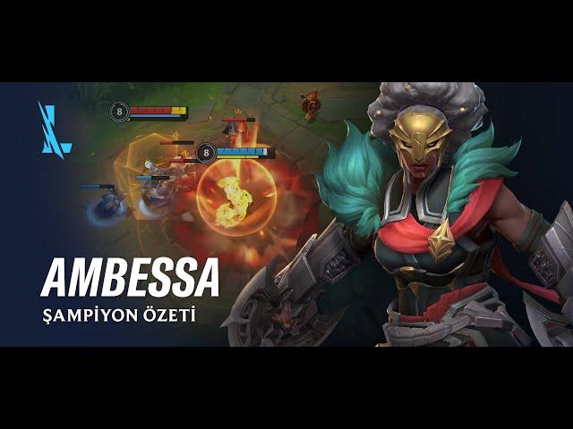 Ambessa Şampiyon Özeti | Oynanış - League of Legends: Wild Rift