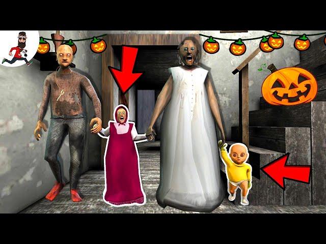 Granny Chapter Two, Masha and Yellow Baby Halloween story Funny Horror Animation  Cartoon Granny