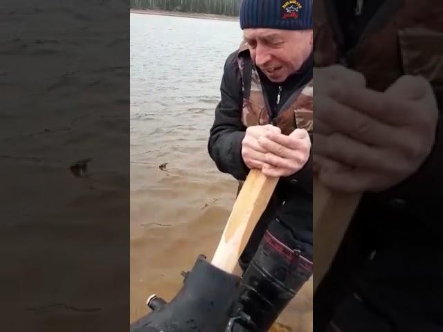 Снятие глушителя с  водометной насадки
