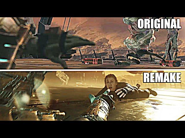 Daniels' Death Cutscene - Dead Space Original vs Remake