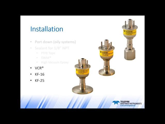 Teledyne Hastings Operation Best Practices and Troubleshooting of Thermocouple Vacuum Gauges Webinar