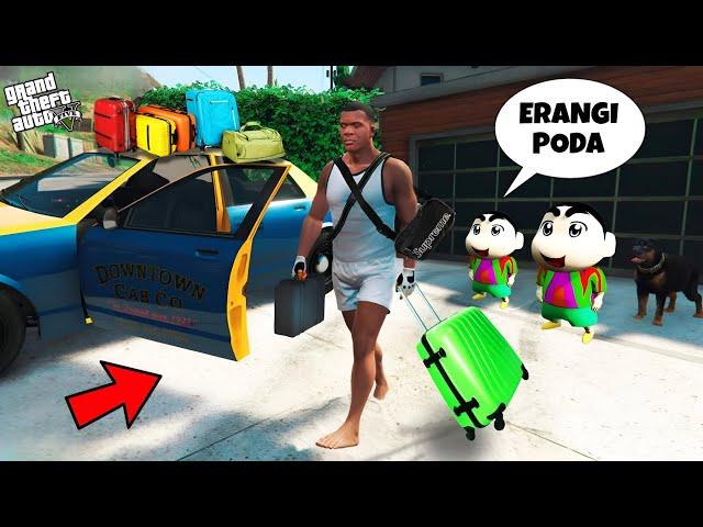 GTA 5 : SHINCHAN, PINCHAN AND CHOP BETRAYED FRANKLIN  AND FRANKLIN LEFT HOME