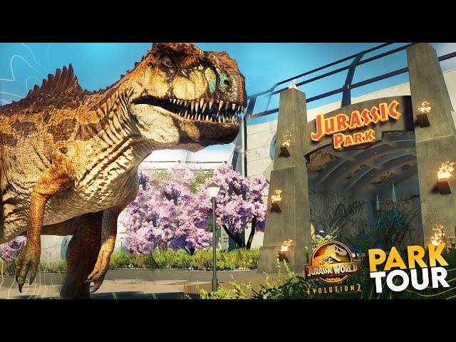 A Working INDOORS Jurassic Museum! Must-See Jurassic World Evolution 2 Park Tour