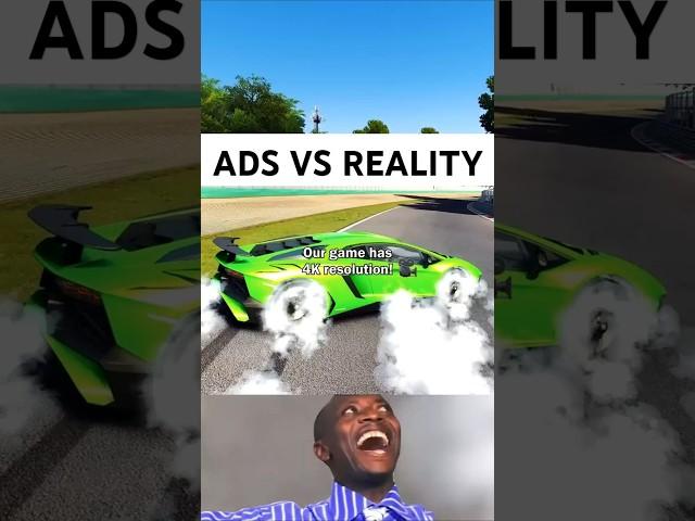 Game ads vs Reality  #shorts