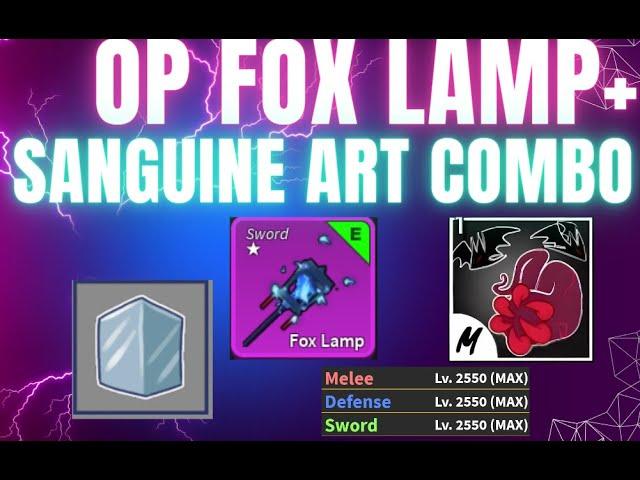 *OVERPOWERED* FOX LAMP+SANGUINE ART COMBO (Blox Fruits)