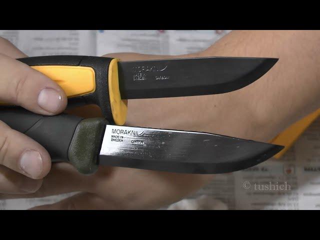 Воронение ножей Morakniv