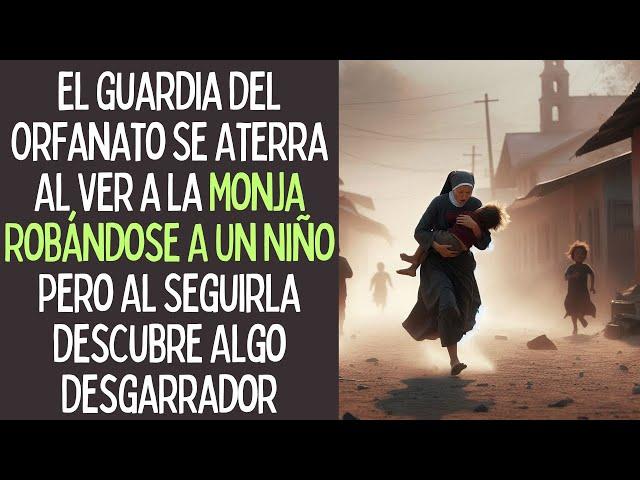 El Guardia Del Orfanato Se Aterra Al Ver a La Monja Robándose A Un Bebé, Pero Al Seguirla Descubre