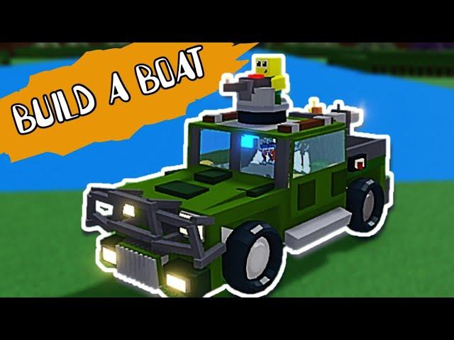 MILITARY PICKUP TRUCK in build a boat roblox. How to build a military pickup truck in Build a boat?