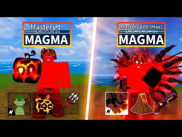 Noob to Pro Obtaining All Red Items | Magma Fruit & Awaken Human V4