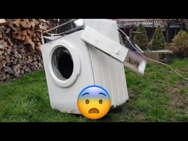 HEAVY BRICKS vs Siemens washing machine ***GONE WILD***