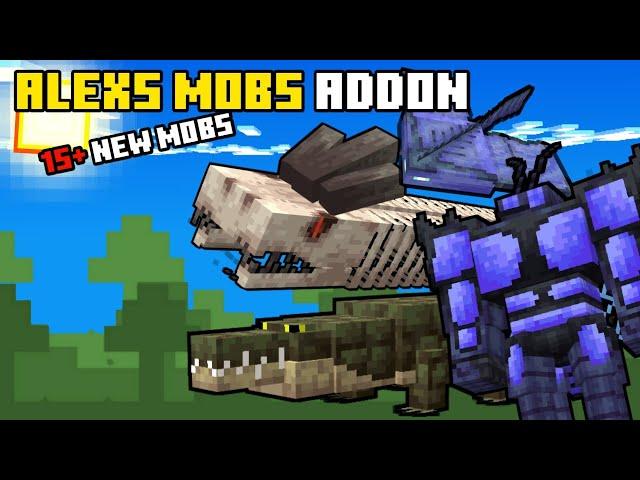 Alexs Mobs Addon - Addon 15+ New Mobs To Your Minecraft Mcpe 1.18/1.19 (Minecraft Bedrock)