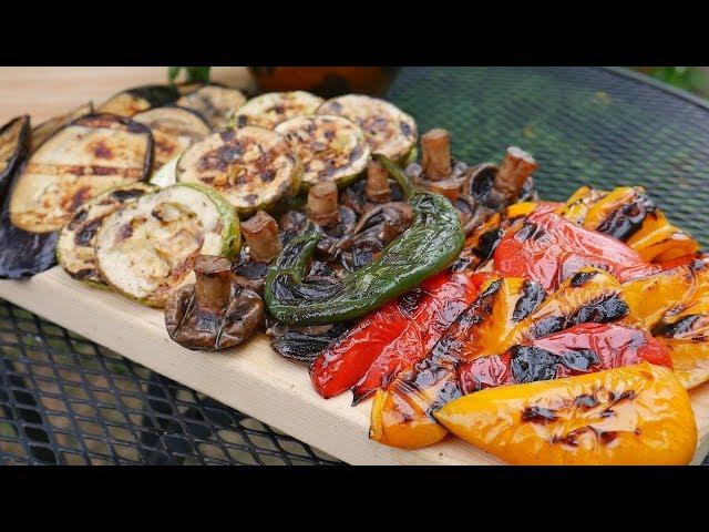 MARINADE for GRILLED VEGETABLES | Delicious Grilled Vegetables and MUSHROOMS on the MANGAL. ENG SUB.