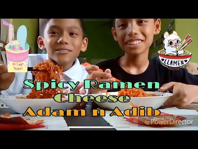 Spicy​ Ramen Cheese Challenge by Adam Adib