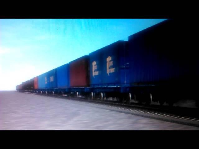 Trainz 12 Game - Test trip to 2ES5K with a freight