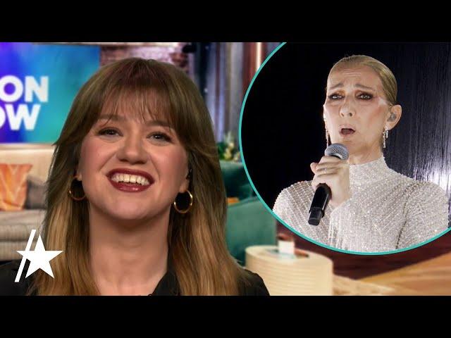 Why Kelly Clarkson 'Couldn't Talk' During Céline Dion's Paris Olympics Performance