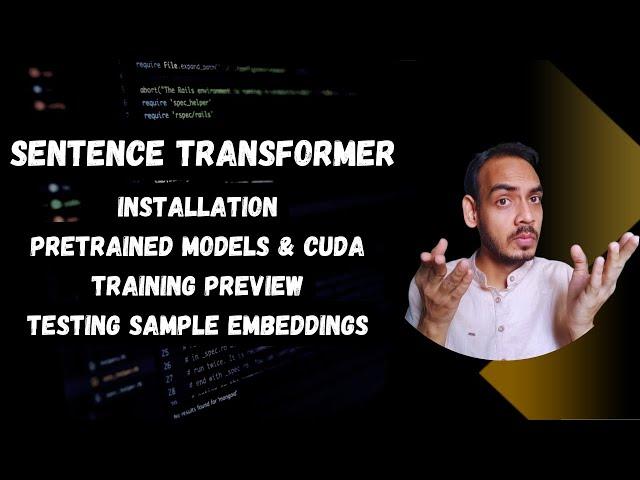 Sentence Transformer | Generate Embedding | Pretrained Models