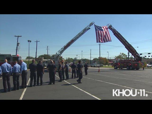 CyFair firefighter Hugo Guevara honored with procession to funeral home