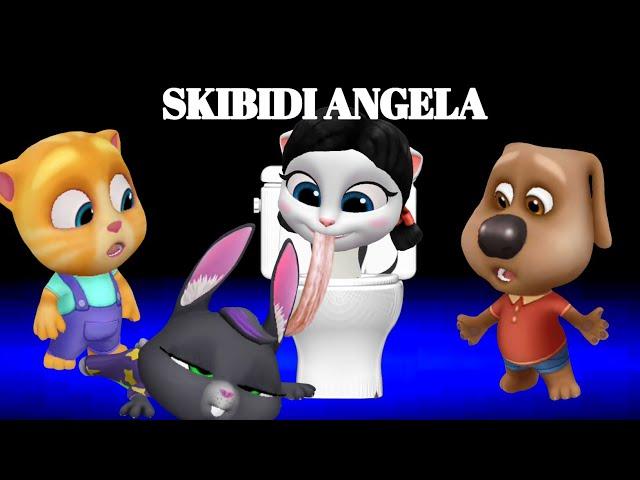 My Talking Tom Friends - SKIBIDI TOILET - SKIBIDI BUT ANGELA vs BECCA