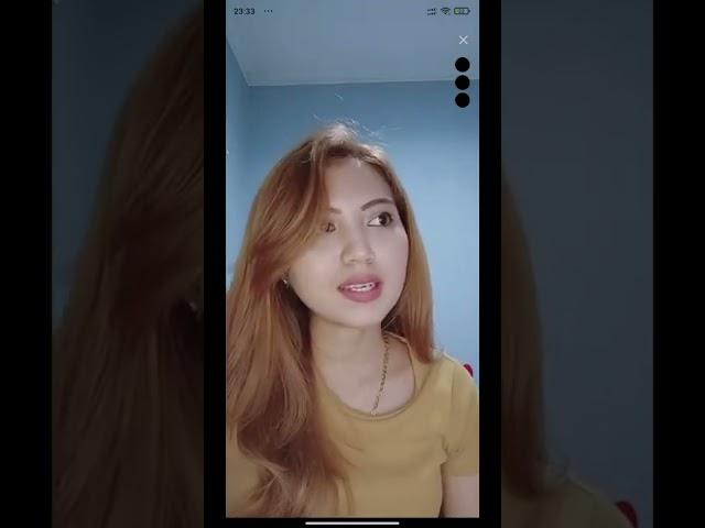 TANTE CANTIK RAMBUT BLONDE LIVE