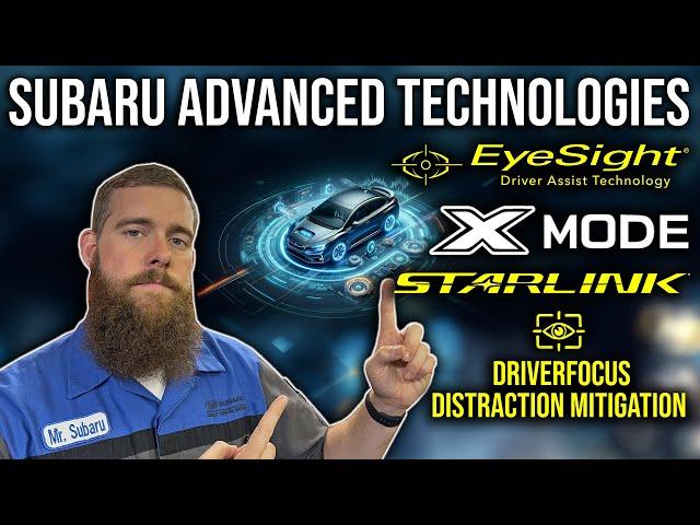 Subaru Advanced Tech Explained: Eyesight, SI-Drive, X Mode, & More!