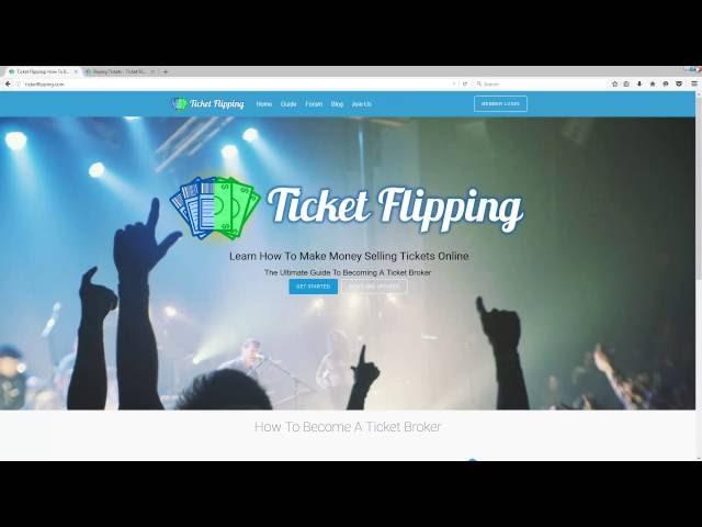 Welcome To Ticket Flipping