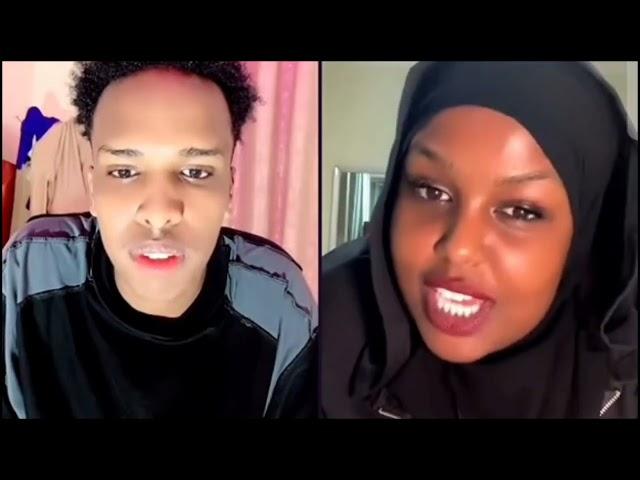 RUFIYAN KA TIKTOK JABRA OO QALAANJO SOMALI FUNNY ON TIKTOK LIVE QOSOL BADAN 