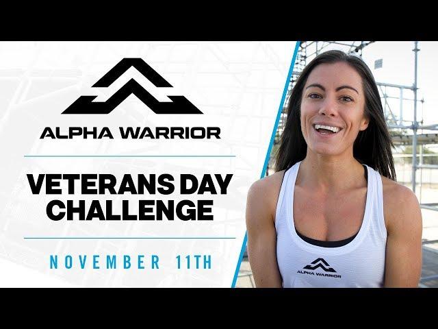 Alpha Warrior - Veteran's Day Challenge Announcement