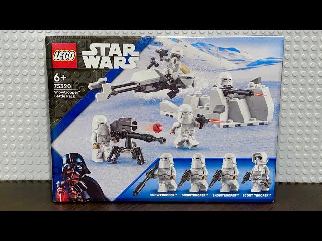 Обзор на LEGO Star Wars 75320 Боевой набор снежных пехотинцев