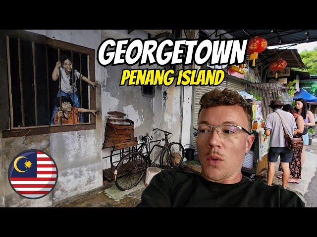 Is This Really Penang Island? Most Beautiful City In Malaysia - First Time In Georgetown