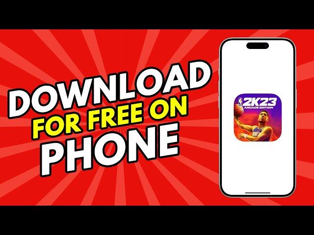 How To Download NBA 2k23 On Mobile Android 2024 | NBA2k23 Mobile Download