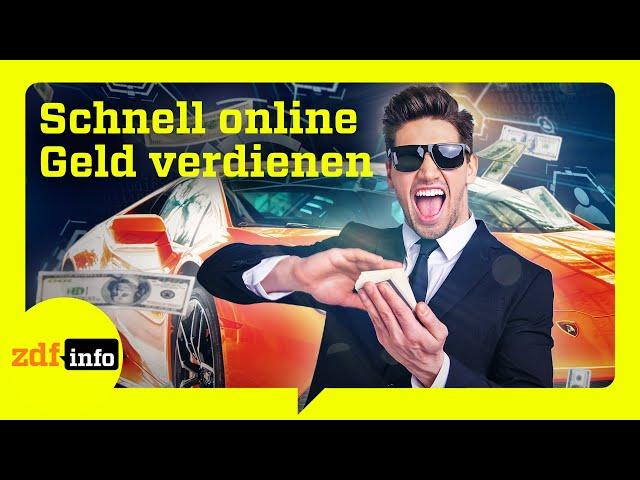 Influencer, Network Marketing und leere Versprechen: Schnell online Geld verdienen | ZDFinfo Doku