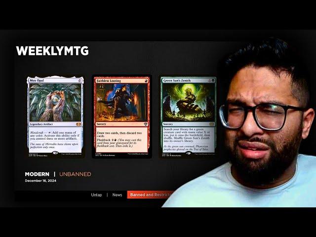 Unbanning More Cards In Modern & Legacy Changes In The Future | WeeklyMTG Discussion Stream React