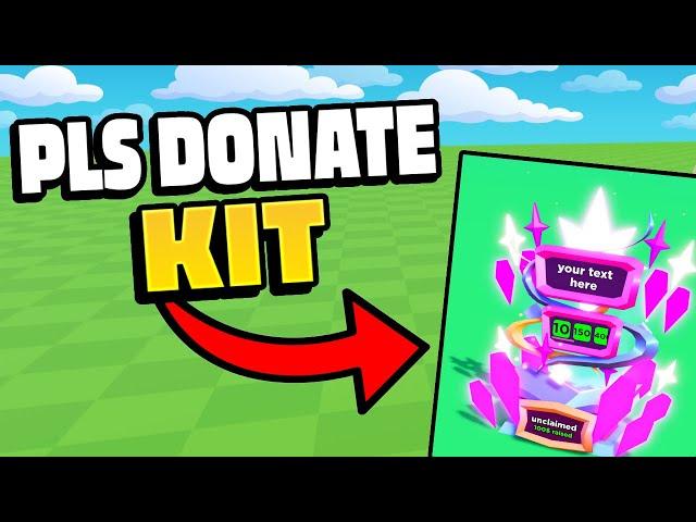 How To Make A PLS DONATE GAME - Roblox Studio