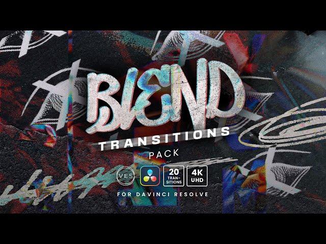 Visual Blend Transitions Pack for Davinci Resolve