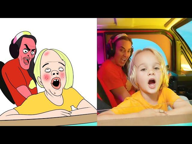 Vlad and niki new funny drawing meme|Vlad and niki|Vlady art meme