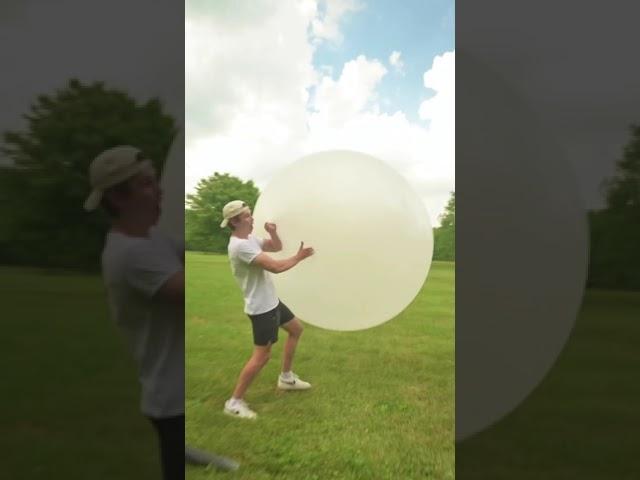 Blowing up World’s BIGGEST balloon until it pops! (Crazy Results)