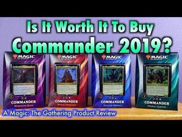 Is It Worth It Buy A Commander 2019 Deck for Magic: The Gathering