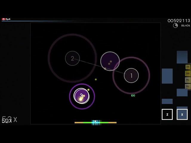 osu! 4 digit hits fast jump pattern