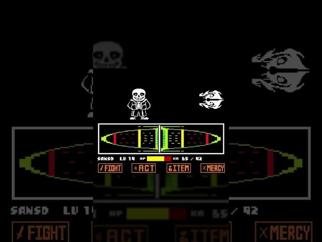 Can Sans dodge a Gaster Blaster?