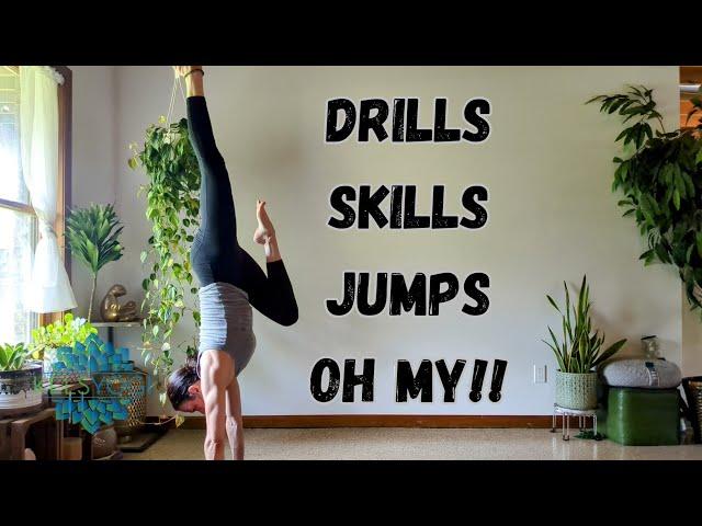 Drill, Skill, Jump to Handstand!