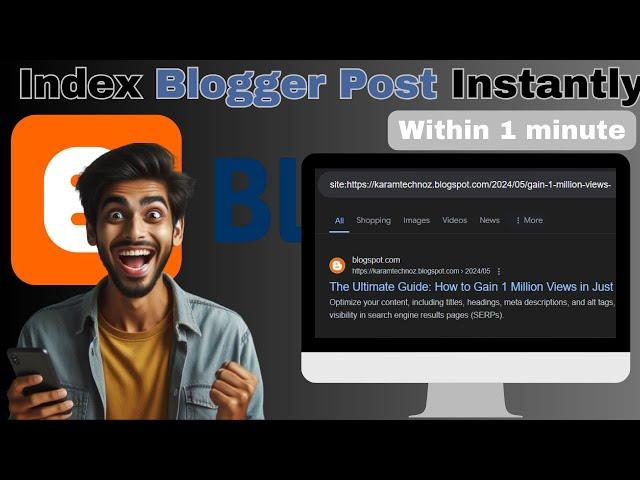 How to QUICKLY Index BLOGGER POSTS in Google! | Fix if Post are not Indexing in Blogger 2024