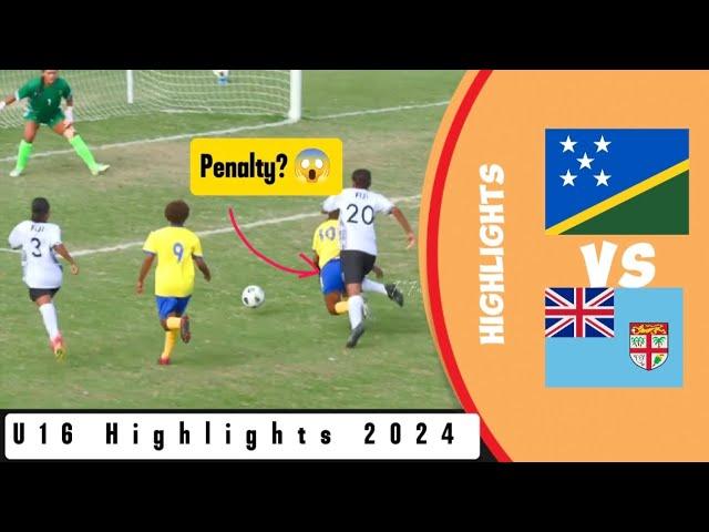 Solomon Island Vs Fiji Full Highlights | OFC Women's U16 Championship 2024.