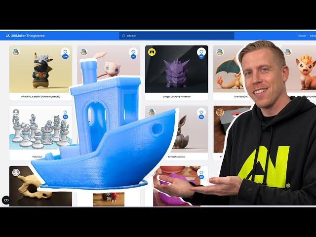 How to 3D Print a Thingiverse File - Step by Step Tutorial