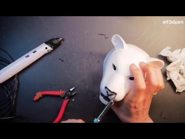 3D Print Pen make tiger-3d printing template