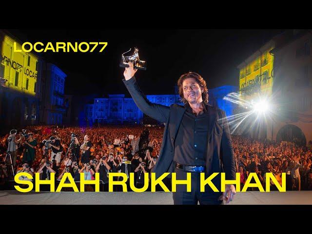 “This is very heavy” - Shah Rukh Khan Award Acceptance Speech at Locarno Film Festival