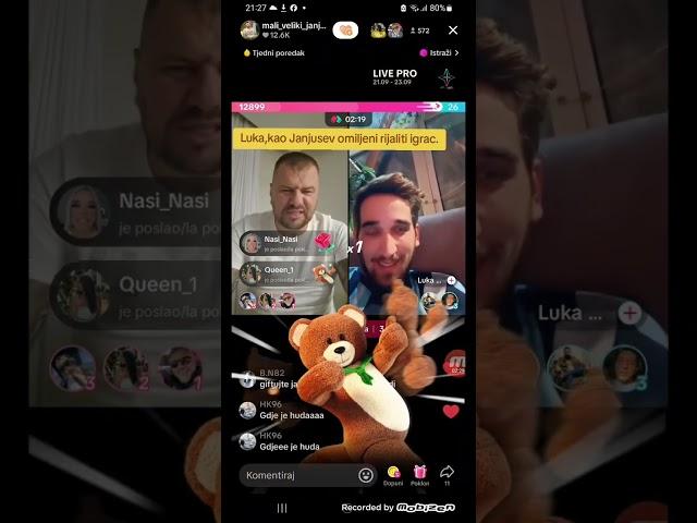 Marko Janjušević Janjuš i Luka Majčica:Favorit u Eliti #tiktok #humor