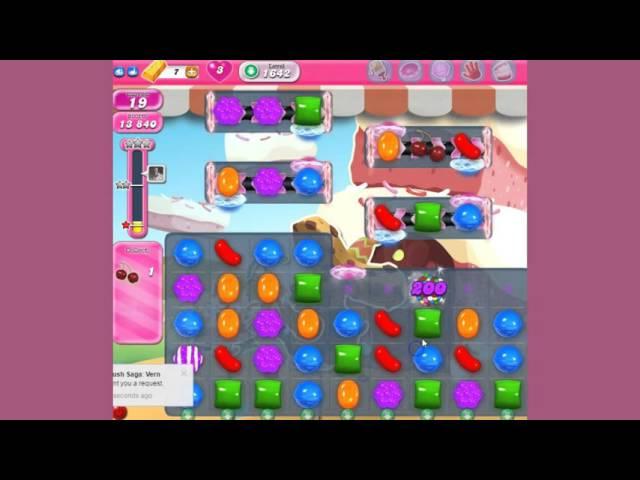 Candy Crush Saga - Level 1642  - no boosters